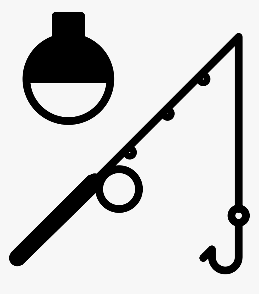 Fishing - Icono Caña De Pescar, HD Png Download