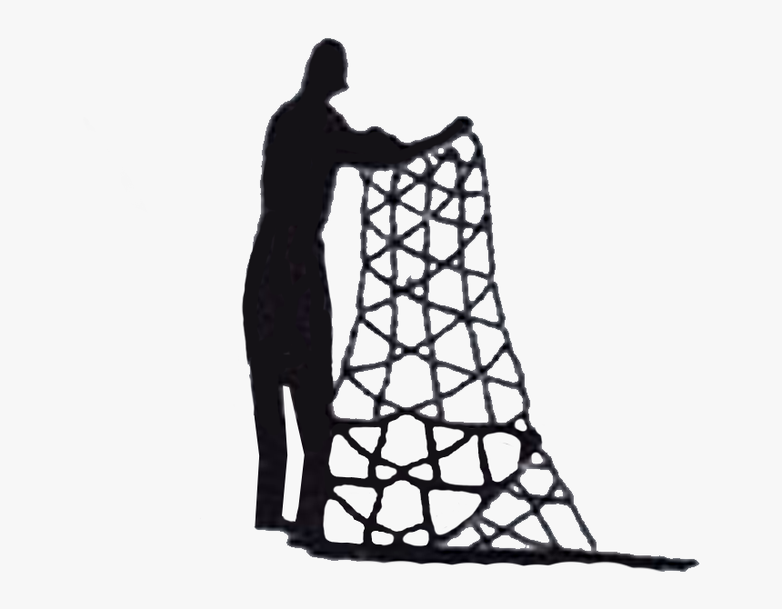 Fisherman Handling Fishing Net Fish Nets, Fishing, - Fishing With Net Png, Transparent Png