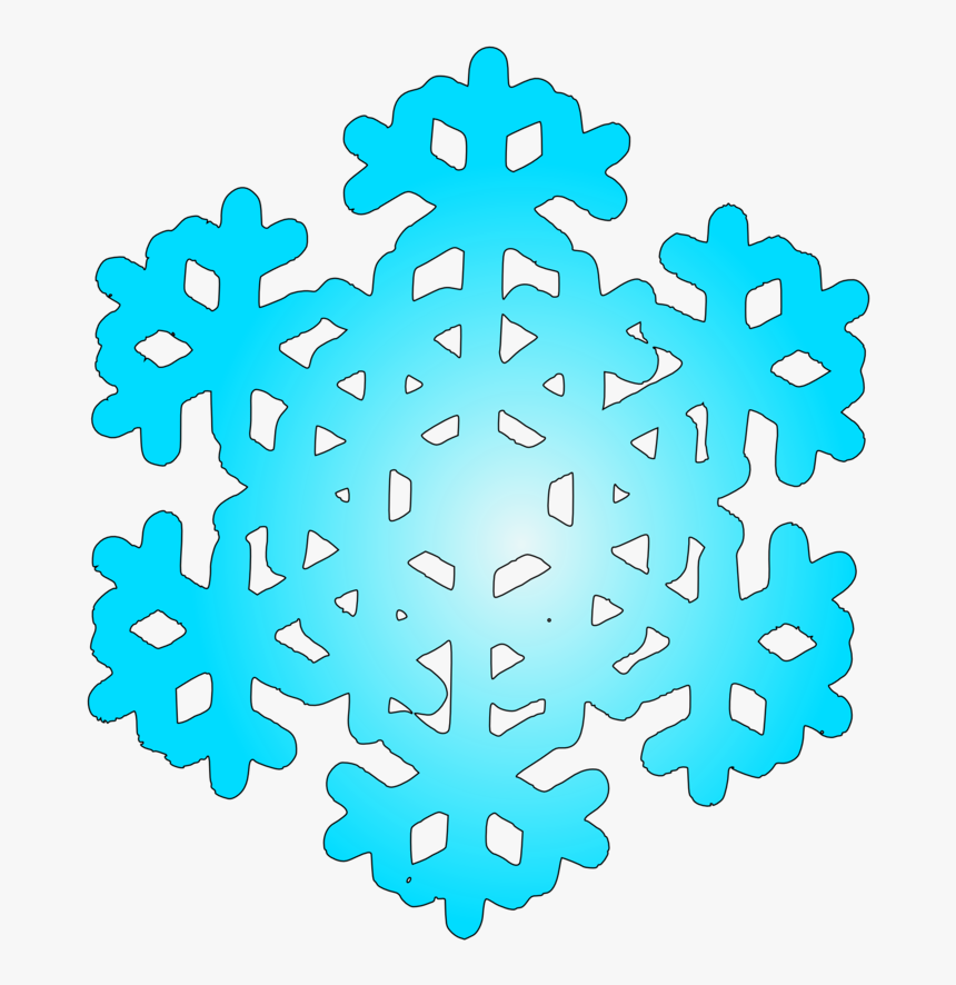 Blue Snow Flake Svg Clip Arts - Clip Art, HD Png Download