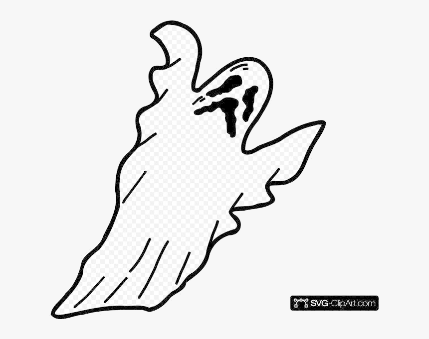 Ghost Scary Clip Art Icon And Clipart Transparent Png - Scary Ghost Clipart, Png Download