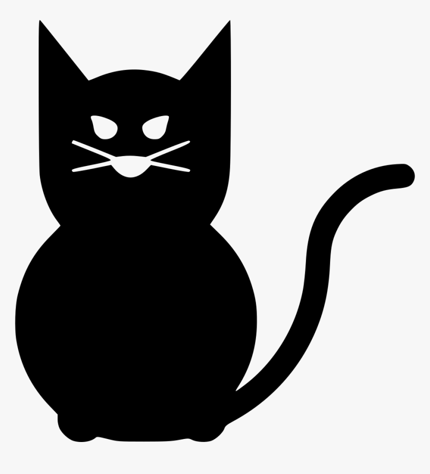 Cat Scary - Black Cat, HD Png Download