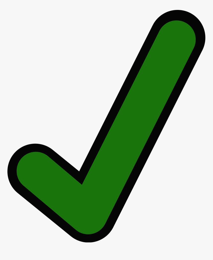 Transparent Green Check Clipart - Scalable Vector Graphics, HD Png Download