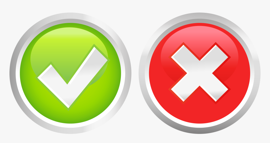 Check Marks Png Png Download Red And Green Check Marks Transparent Png Transparent Png Image Pngitem