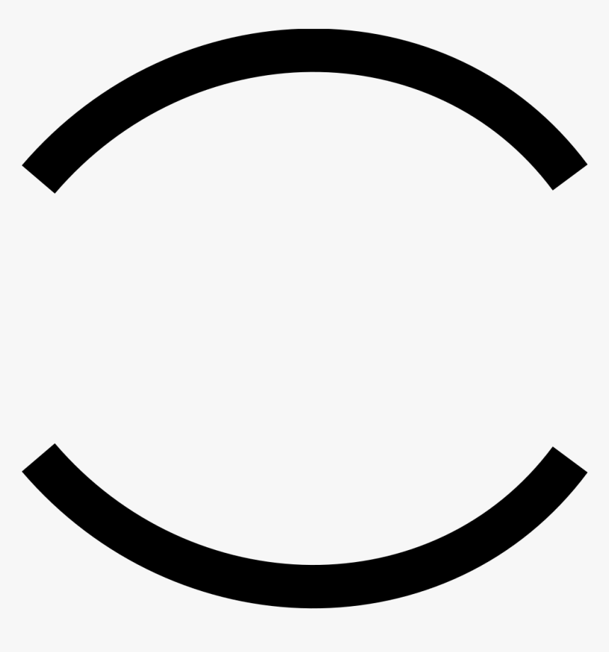 Semi Circle Png - Circle With A Big Hole Png, Transparent Png