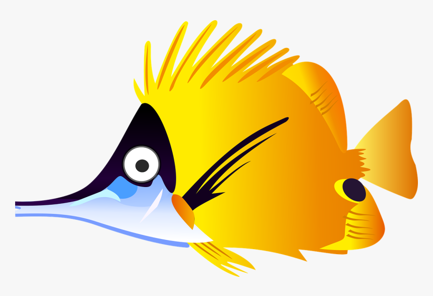 Goldfish Angelfish Tropical Fish - Tropical Fish Clipart, HD Png Download