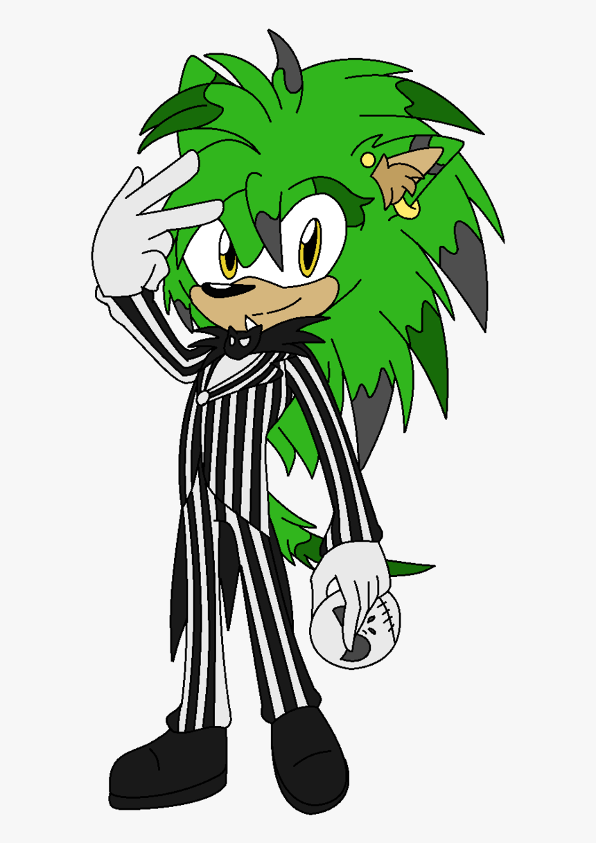 Halloween Skellington Clipart Sonic - Sonic Skellington Fan Art, HD Png Download