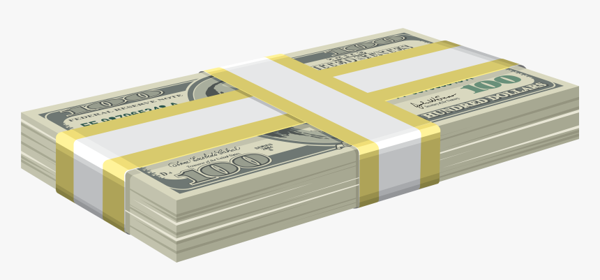 Dollars Bundle Png Clipart - Bundle Of Dollars Png, Transparent Png