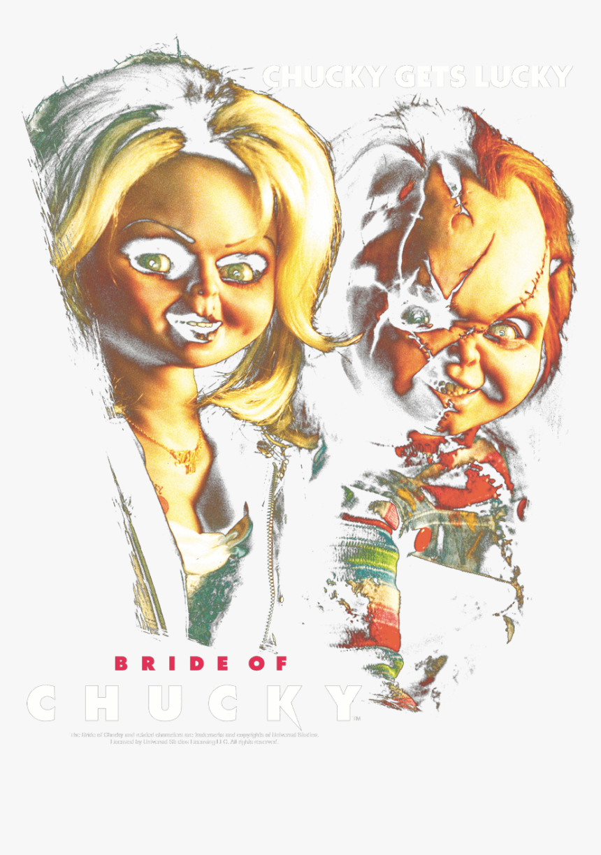 Bride Of Chucky Chucky Gets Lucky Men S Regular Fit - Bride Of Chucky, HD Png Download