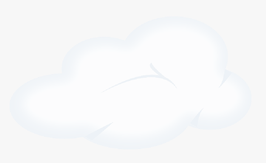 Cloud Png Cartoon - White Cloud Vector Png, Transparent Png