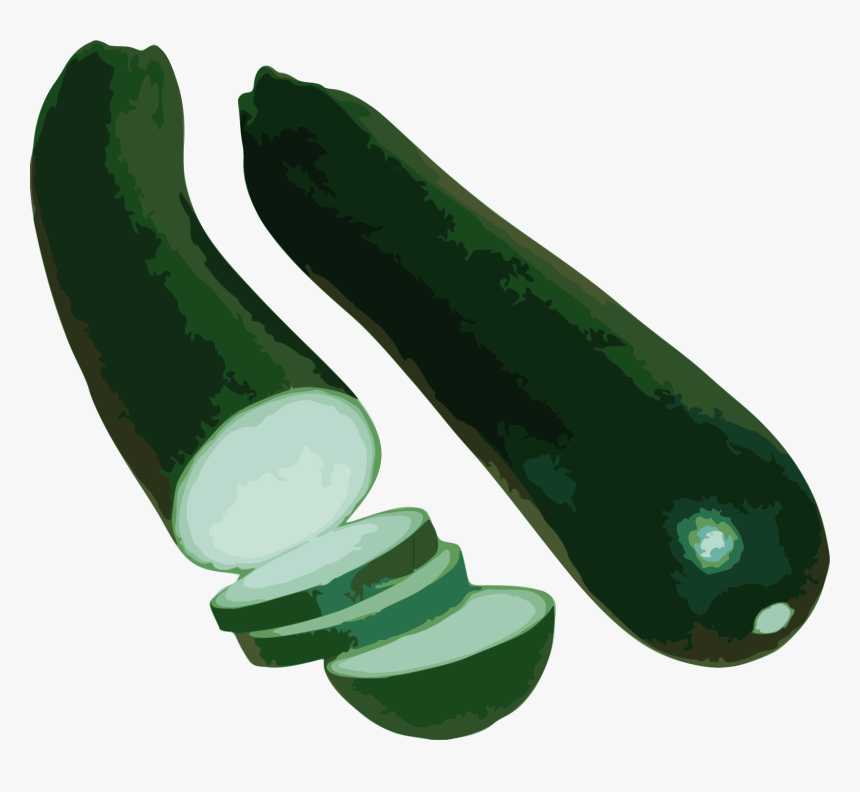 Vegetables Clipart Cucumber - Zucchini Clipart, HD Png Download