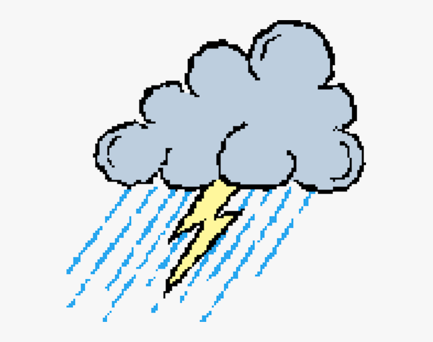 Gewitter Animierte Gifs - Gewitter Cartoon, HD Png Download