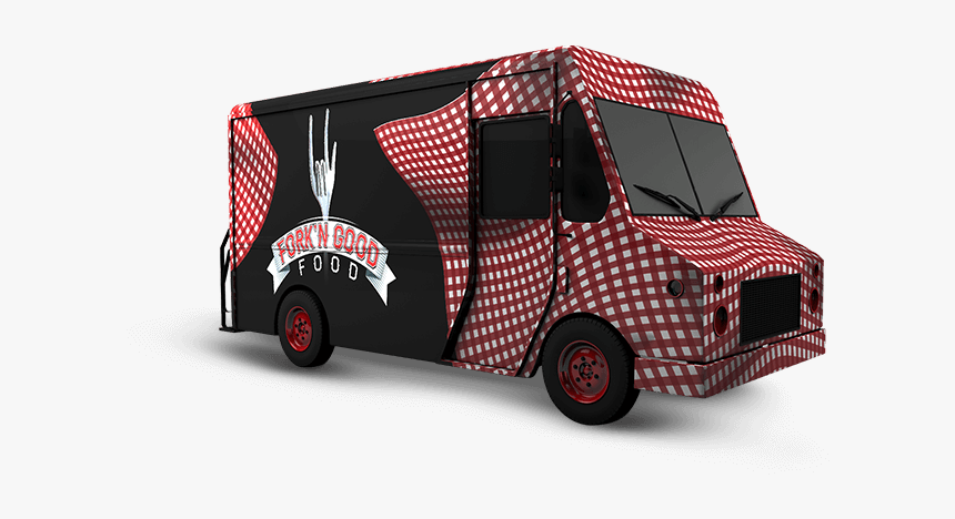 Fork N Good Food Truck - Model Car, HD Png Download