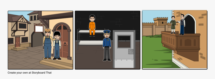 Comic Strip Of The Prince And The Pauper, HD Png Download