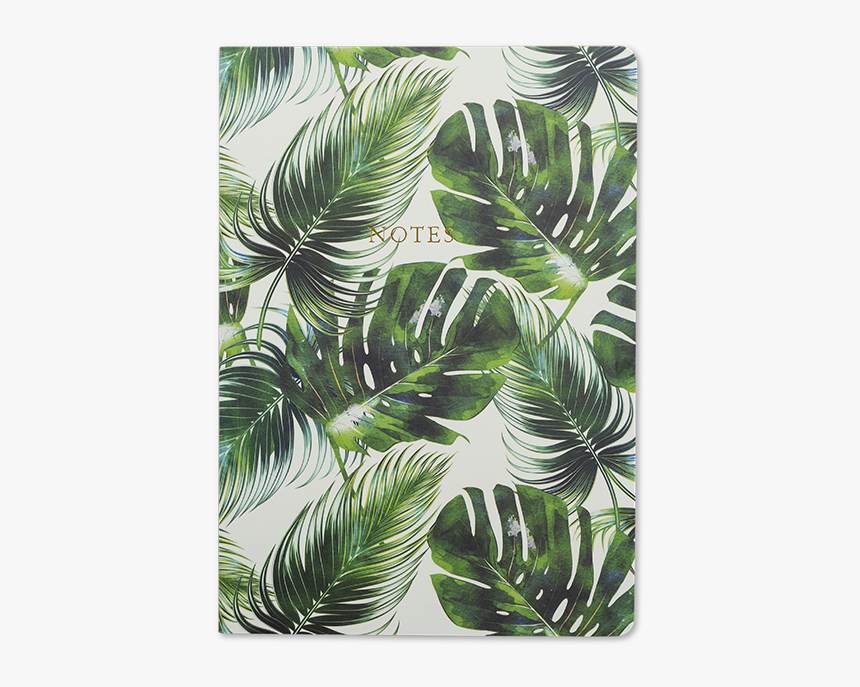 A5 Notebook - Tropical Leaf Print, HD Png Download