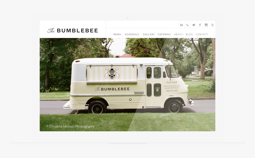 Minimal Food Truck Design, HD Png Download