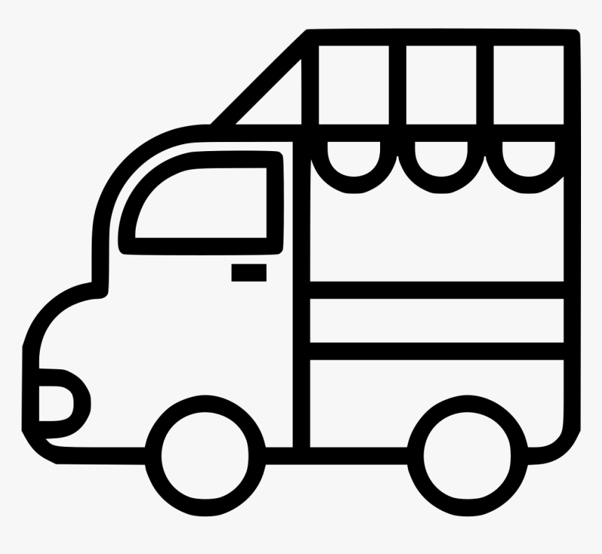 Food Truck Sell Street - Truck, HD Png Download