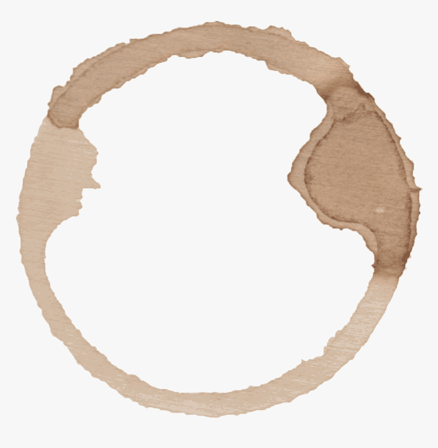 Transparent Coffee Cup Stain Png - Circle, Png Download