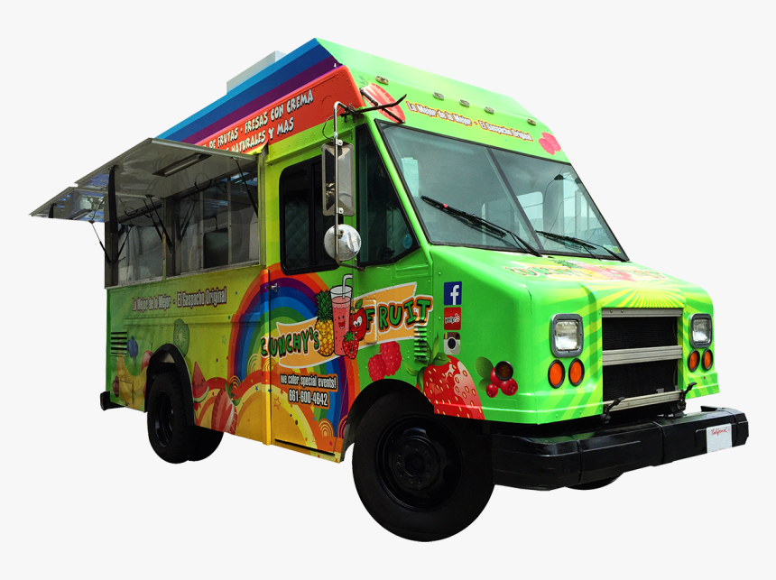 Cunchys Fruit Snow Cone Food Truck - Transparent Food Cart, HD Png Download