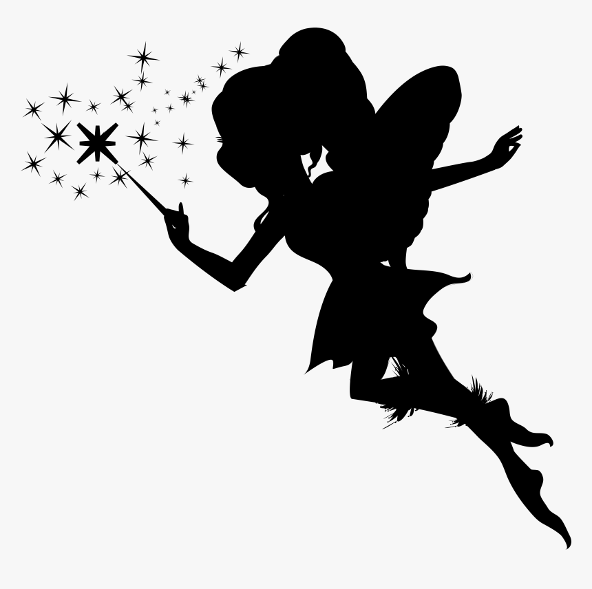 Silhouette Fairy Clip Art, HD Png Download