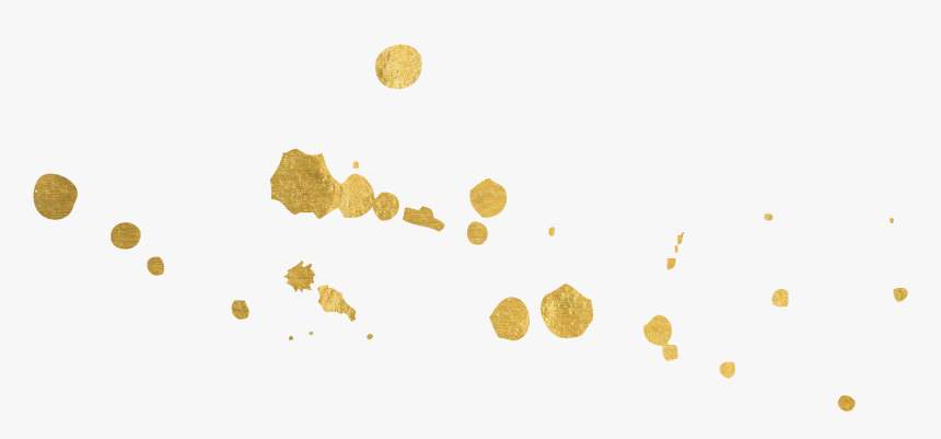 Gold Paint Splatter Png Transparent, Png Download