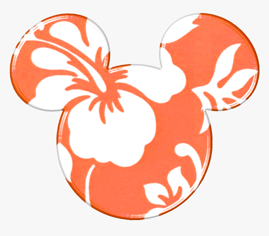 Mickey Heads Hawaiian Style - Mickey Mouse Ears Hawaiian, HD Png Download