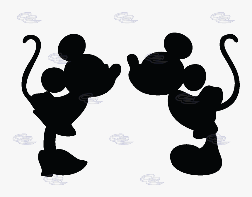 Minnie Mouse Mickey Mouse Silhouette Epic Mickey - Mickey And Minnie Clip Art, HD Png Download