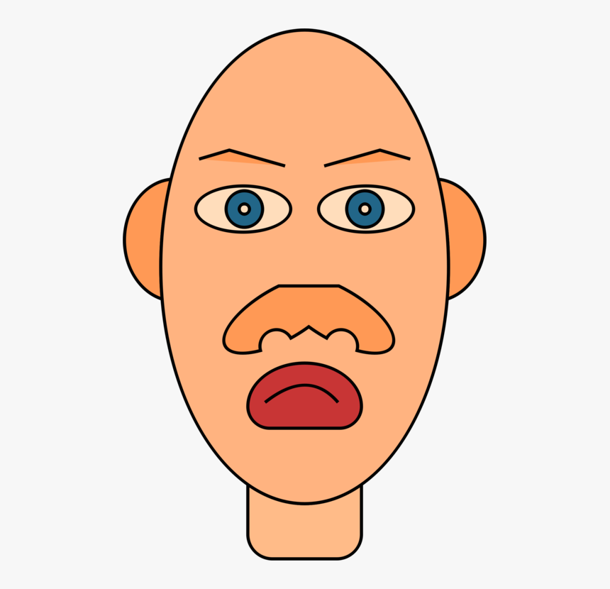 Human Head Eye Mickey Mouse Line - راس ضحك, HD Png Download