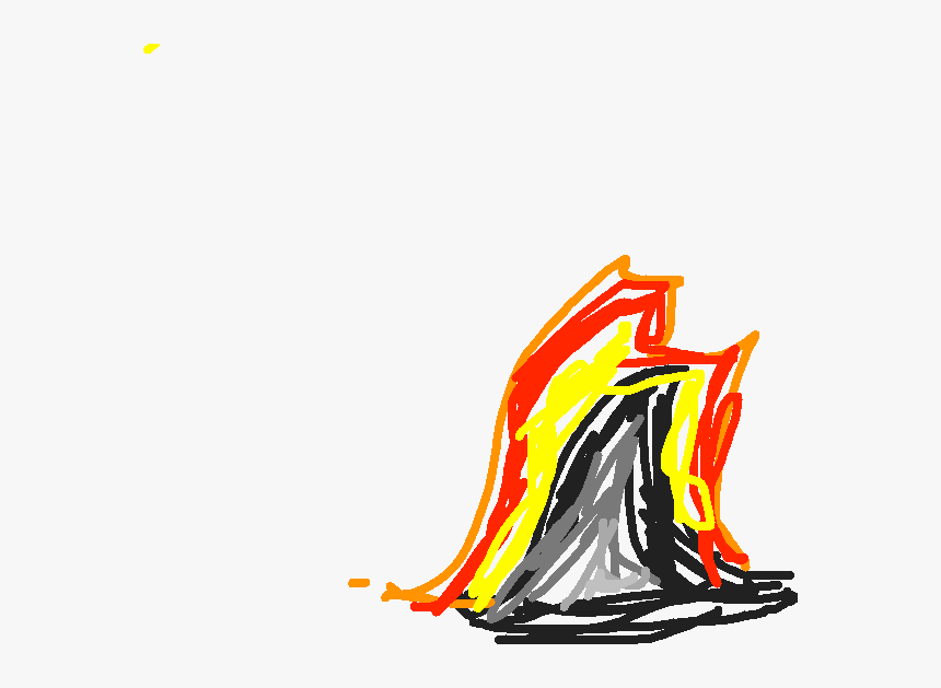 Fire And Smoke - Illustration, HD Png Download