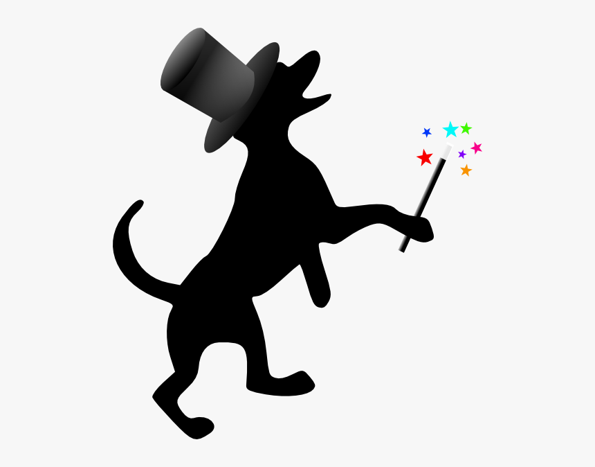 Dog Jumping Silhouette Png, Transparent Png