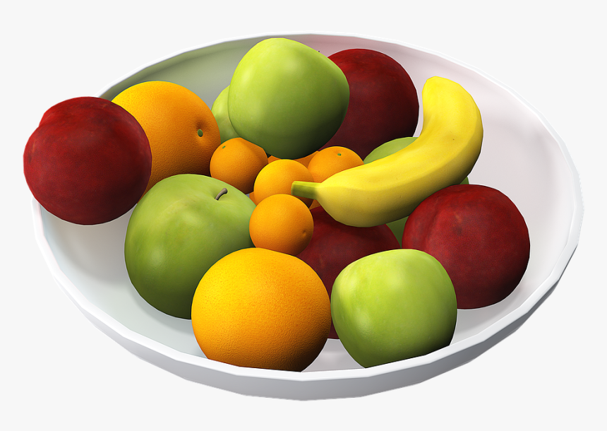 Fruit Bowl Png - Bowl Of Fruit Png, Transparent Png