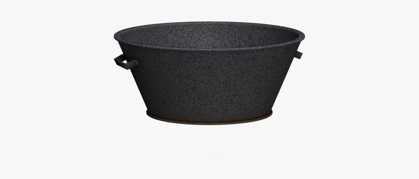 Bowl, Sheet Metal Bowl, Tub, Old, Digital Art, Png - Flowerpot, Transparent Png