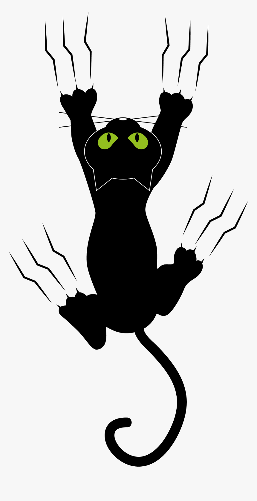 Cat Kitten Dog Paw - Gato Escorregando, HD Png Download