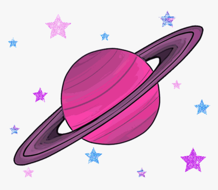 Tumblr Saturn Mars Jupiter Gezegenler Gezegen Planets - Aesthetic Clipart, HD Png Download