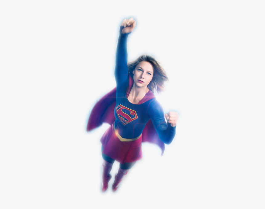 Action Supergirl Png Image Background - Supergirl Season 3 Disc, Transparent Png