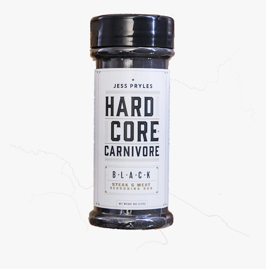 Black Shaker Jar - Carnivor Black Hardcore, HD Png Download