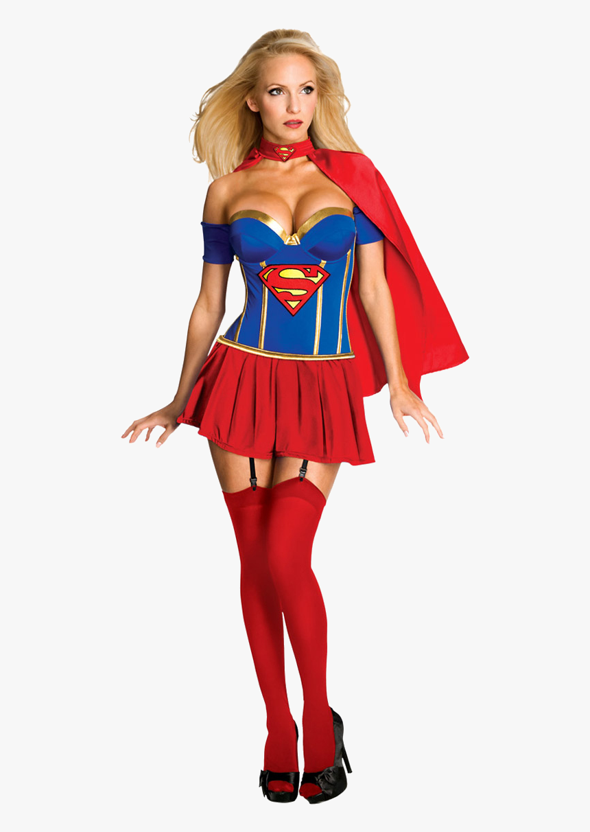 Supergirl Png By Elcesar18 - Superhero Dress Up Adults, Transparent Png