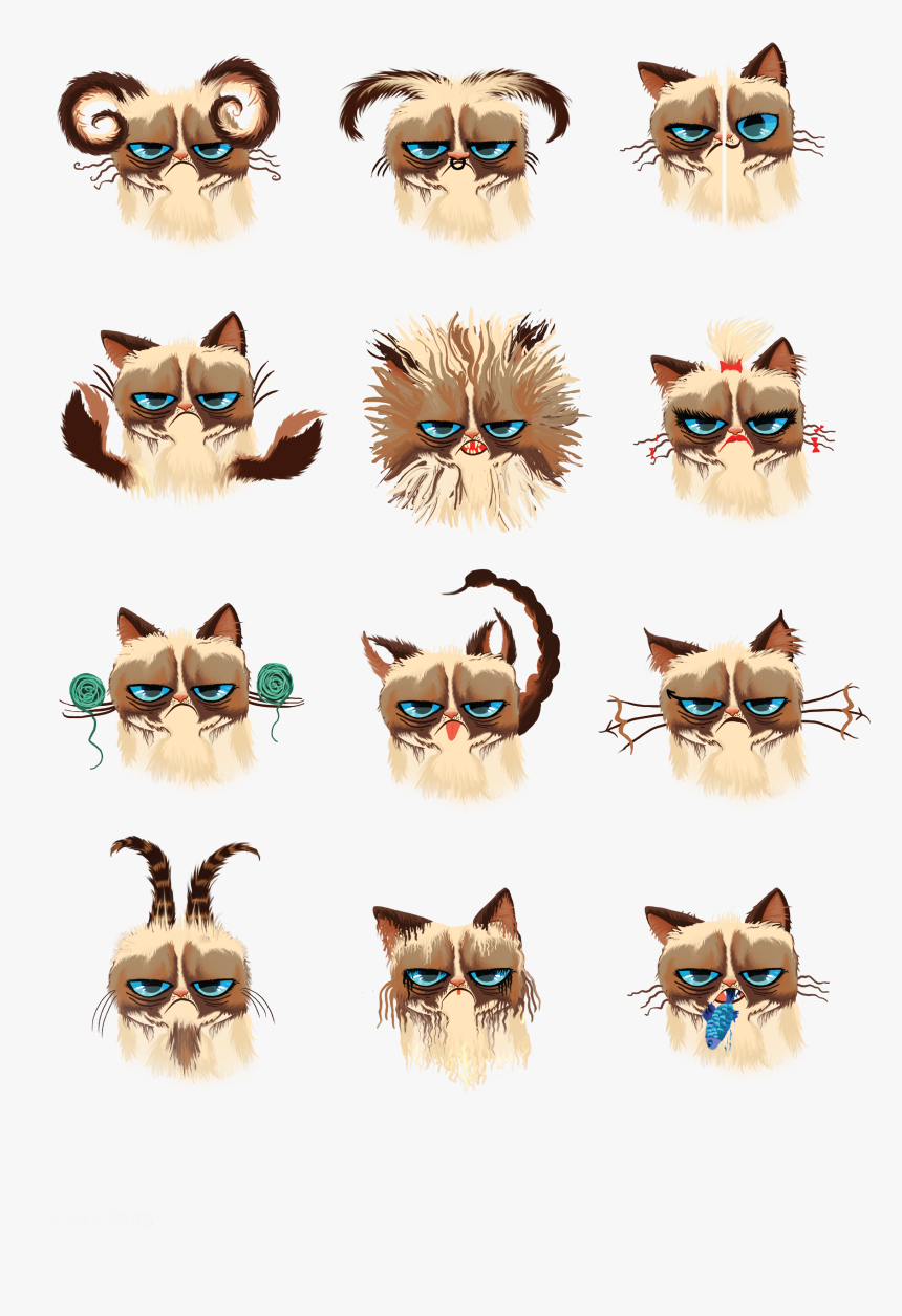Transparent Grumpy Cat Png - Cats As Zodiac Signs, Png Download