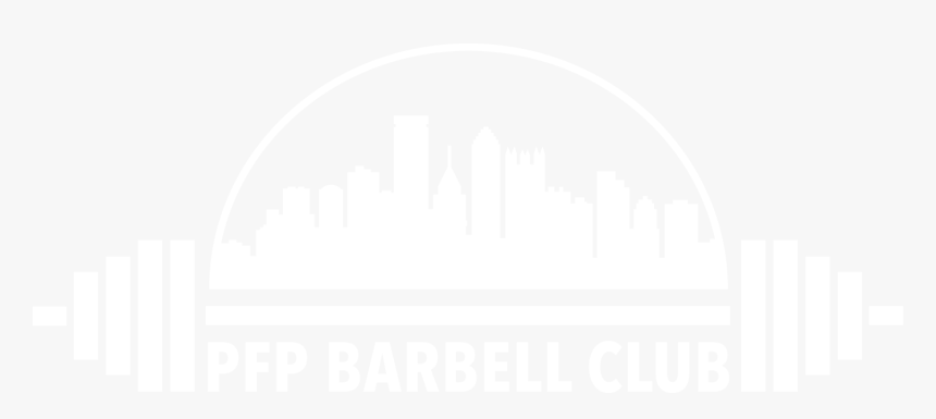 Pfp Barbell Club New Logo White-300 Dpi - James Anderson Ambition, HD Png Download
