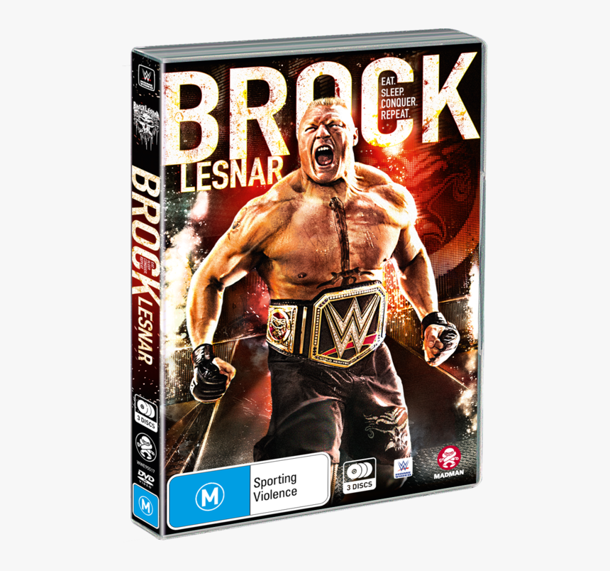 Brock Lesnar Eat Sleep Conquer Repeat Dvd , Png Download - Wwe Brock Lesnar Eat Sleep Conquer Repeat, Transparent Png