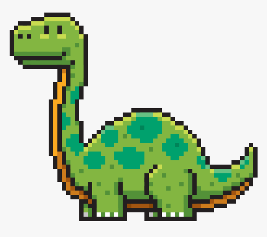 Jupiter Wordpress Child Theme - Pixel Art Dinosaure, HD Png Download