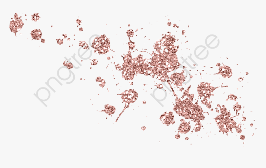 Transparent New Year Clipart - Rose Gold Sparkles Png, Png Download