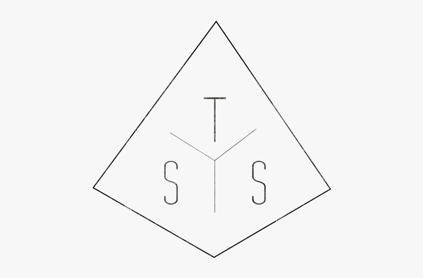 Sts - Triangle - Black - Thicker Line, HD Png Download
