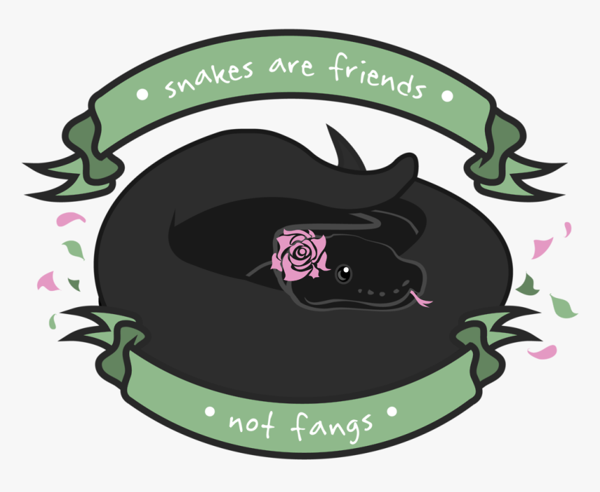 Snakes Are Friends, Not Fangs By Explodinghye On Tumblr - Snakes Are Friends Not Fangs, HD Png Download