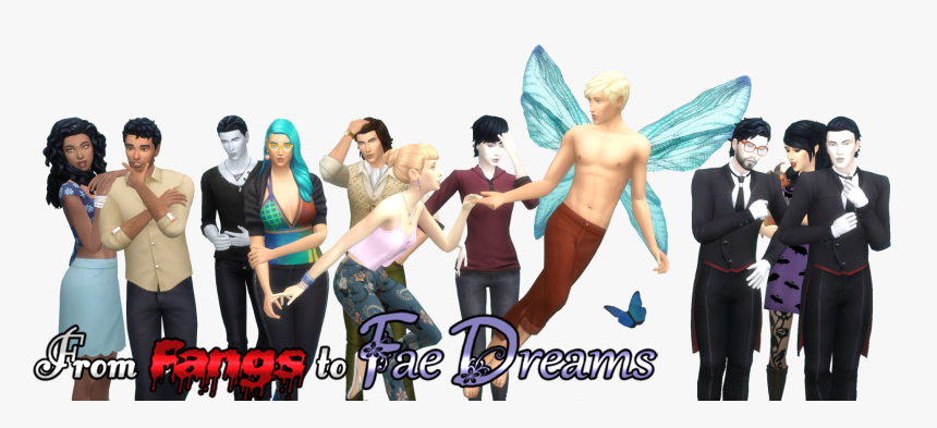 Sims 4 Modern Vampire, HD Png Download