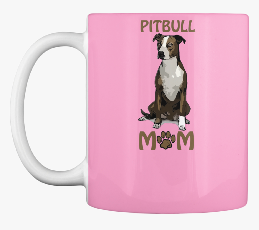 Pitbull Mom Mug Tshirt Dog Love Tees - Staffordshire Bull Terrier, HD Png Download
