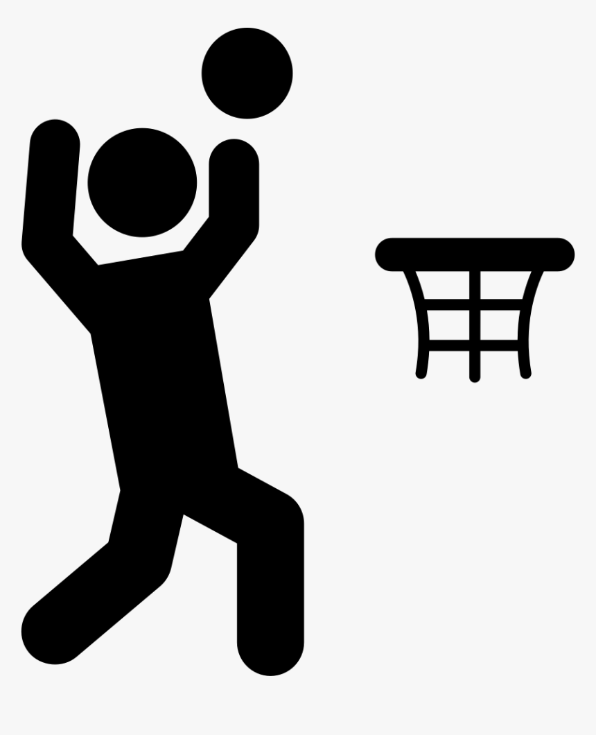 Basketball Player - Simbolos De Esportes Basquete, HD Png Download