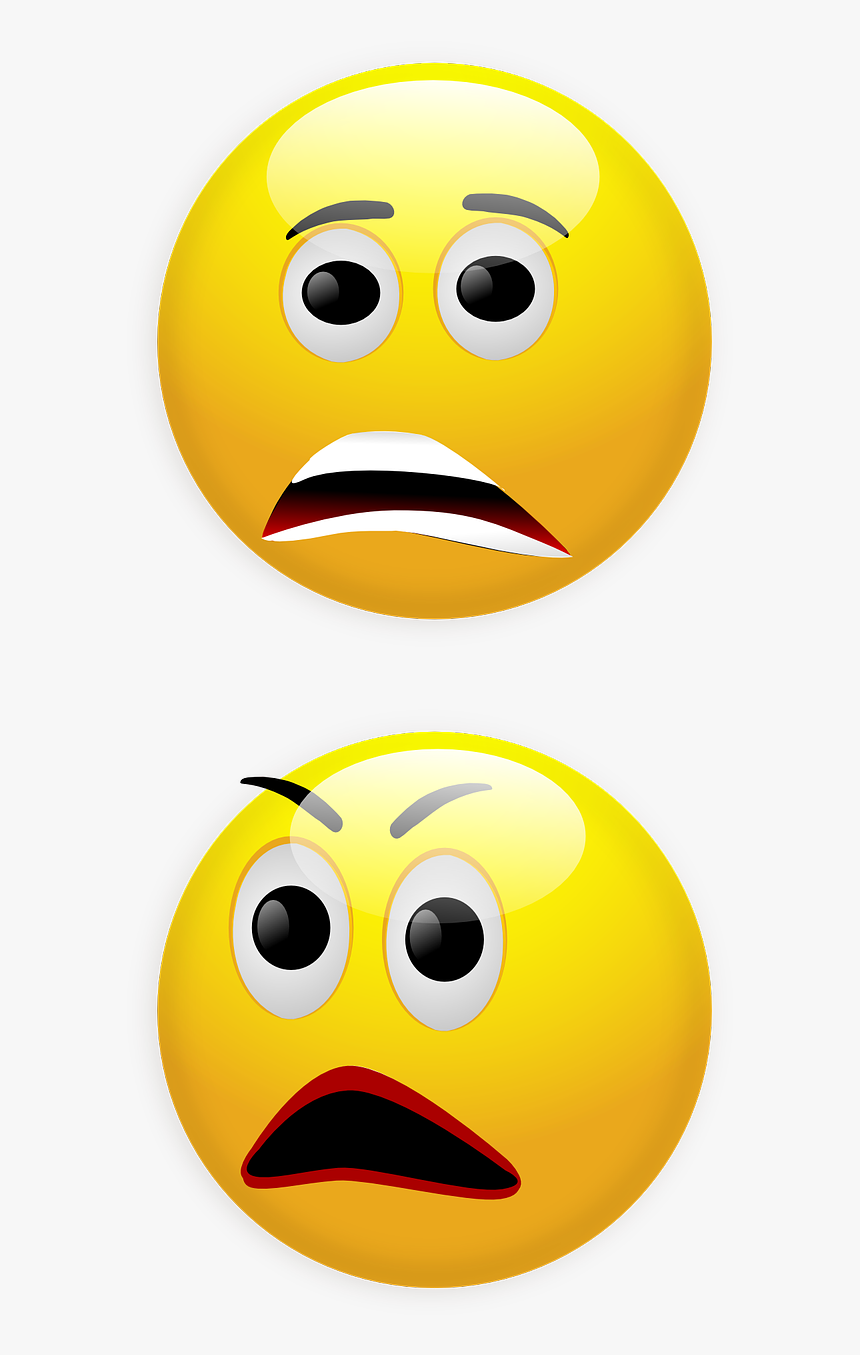 Smiley Fear Anger Free Picture - Smiley, HD Png Download