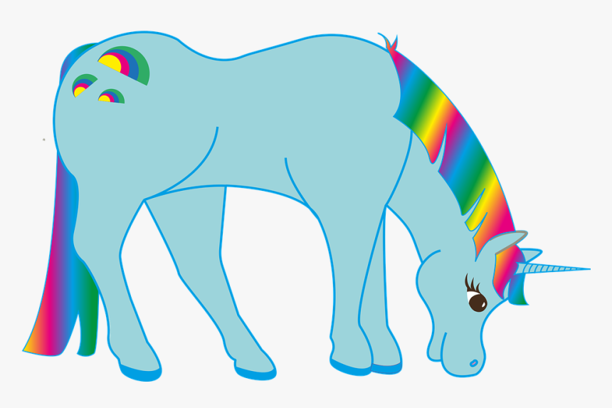 Rainbow Fish Outline 10, Buy Clip Art - Як Намалювати Коня, HD Png Download