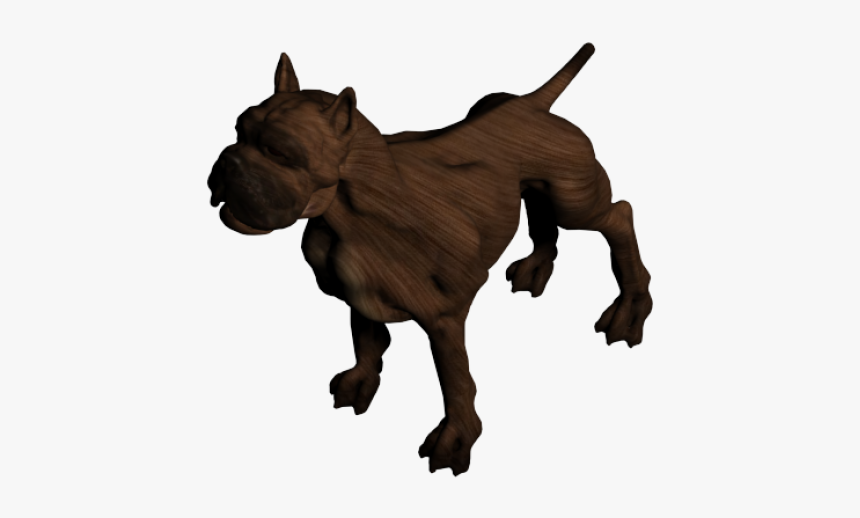 Pitbull 3ds Max Model - Boxer, HD Png Download