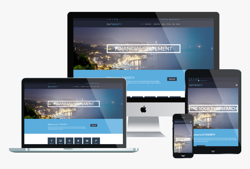 Lt Society Free Responsive Corporation / Society Wordpress - Free Personal Wordpress Templates, HD Png Download